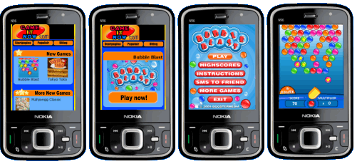 Free mobile phone games.
